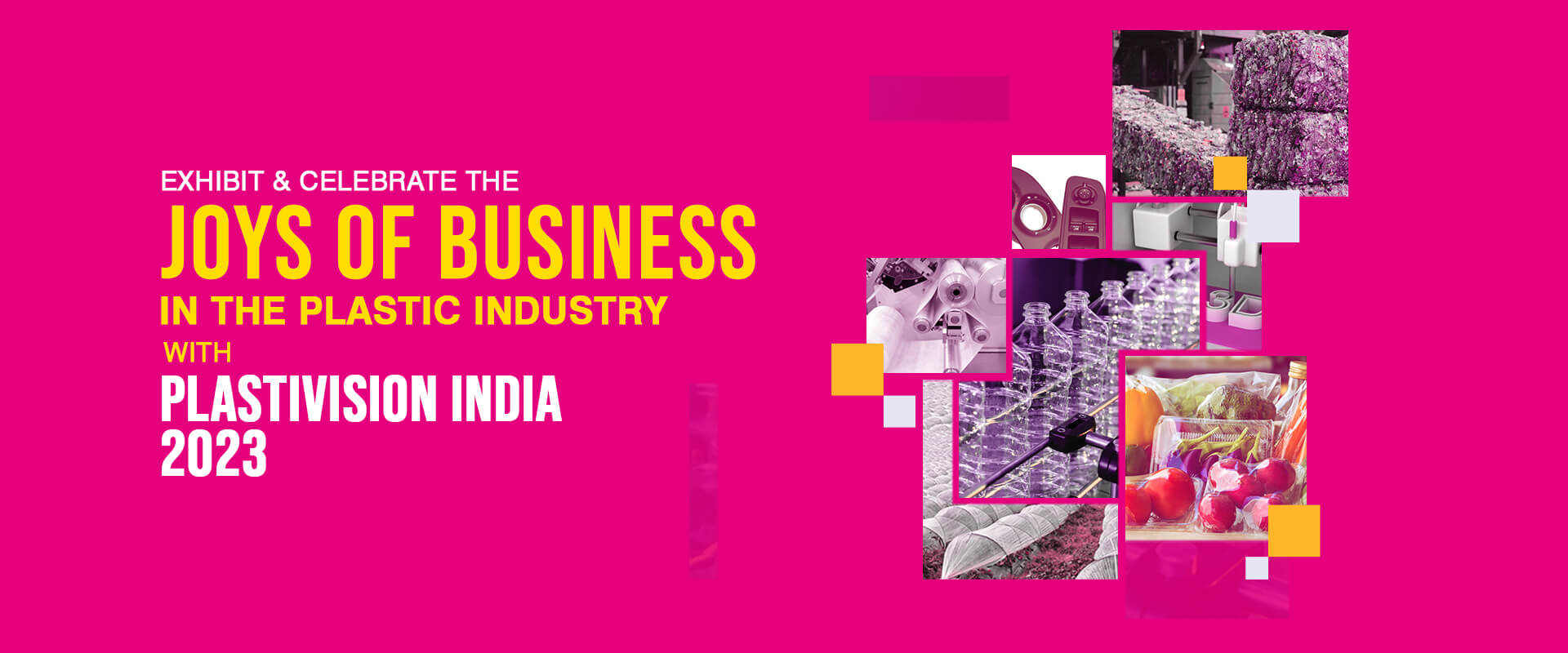 International plastics exhibition from 7th to 11th December 2023