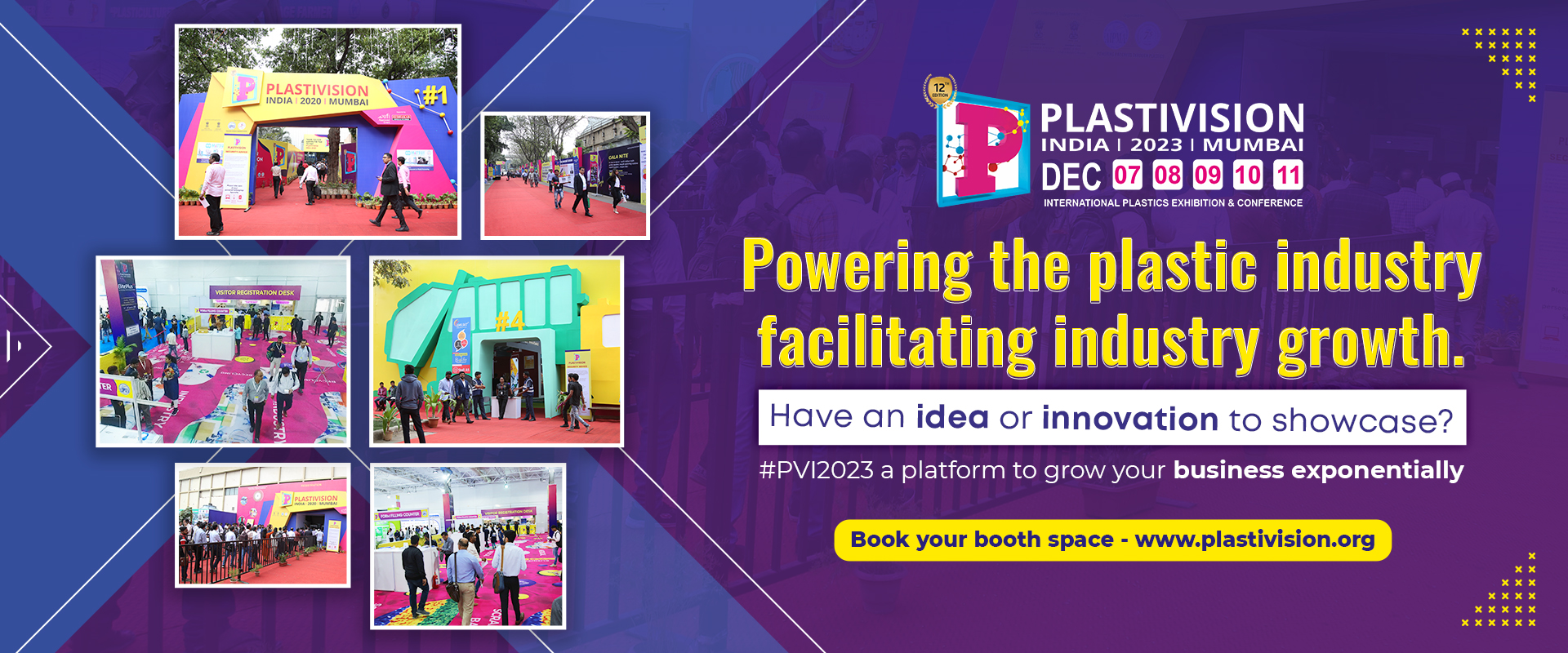 International plastics exhibition from 7th to 11th December 2023